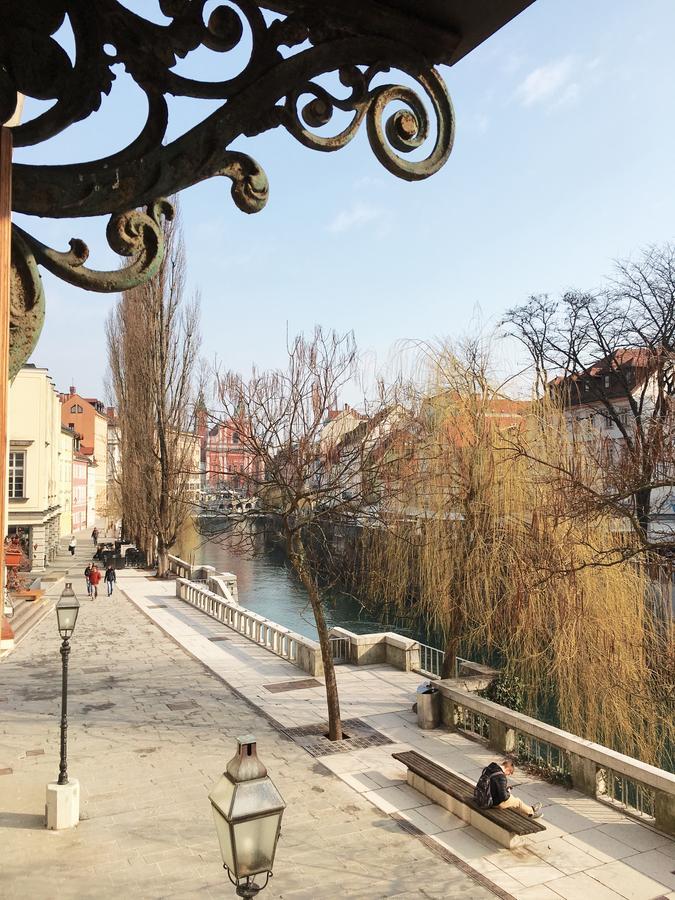 River And Castle View Apartment Rose Tour As Ljubljana Buitenkant foto